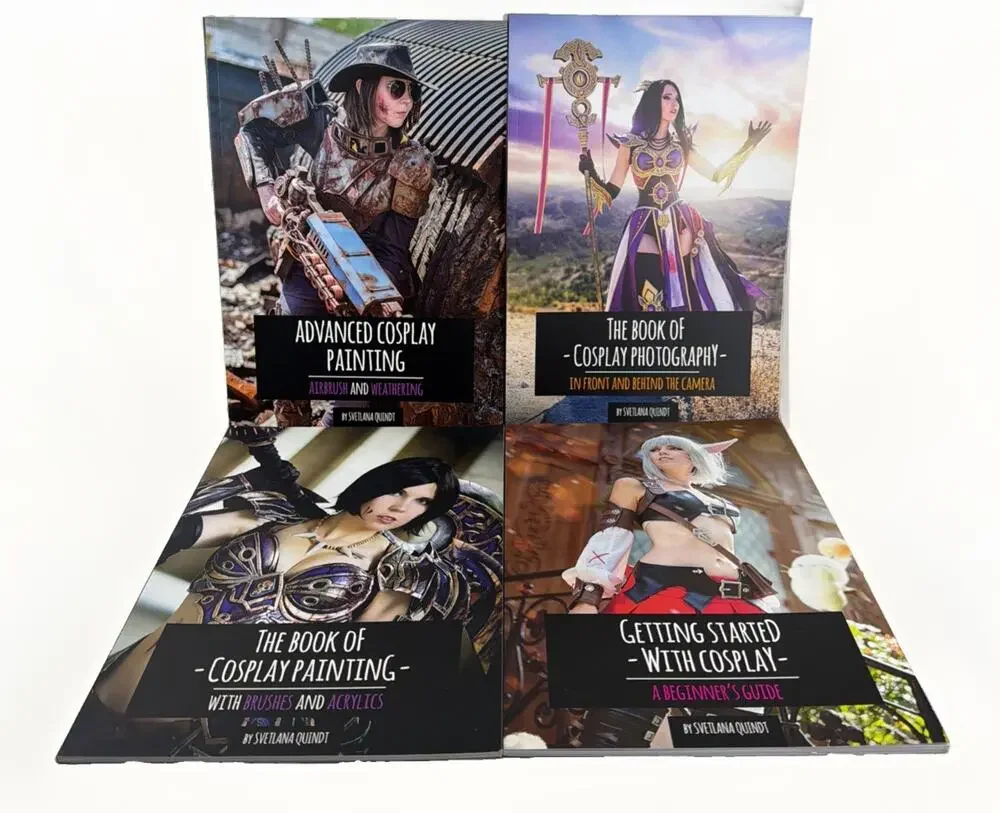 4 Cosplay Books Svetlana Quindt Getting Started Painting 1 & 2 Photography